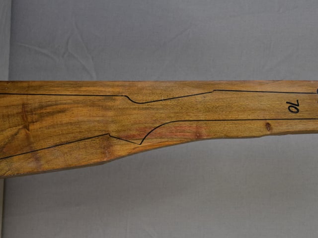 Right side of TTD 005 stockwood blank