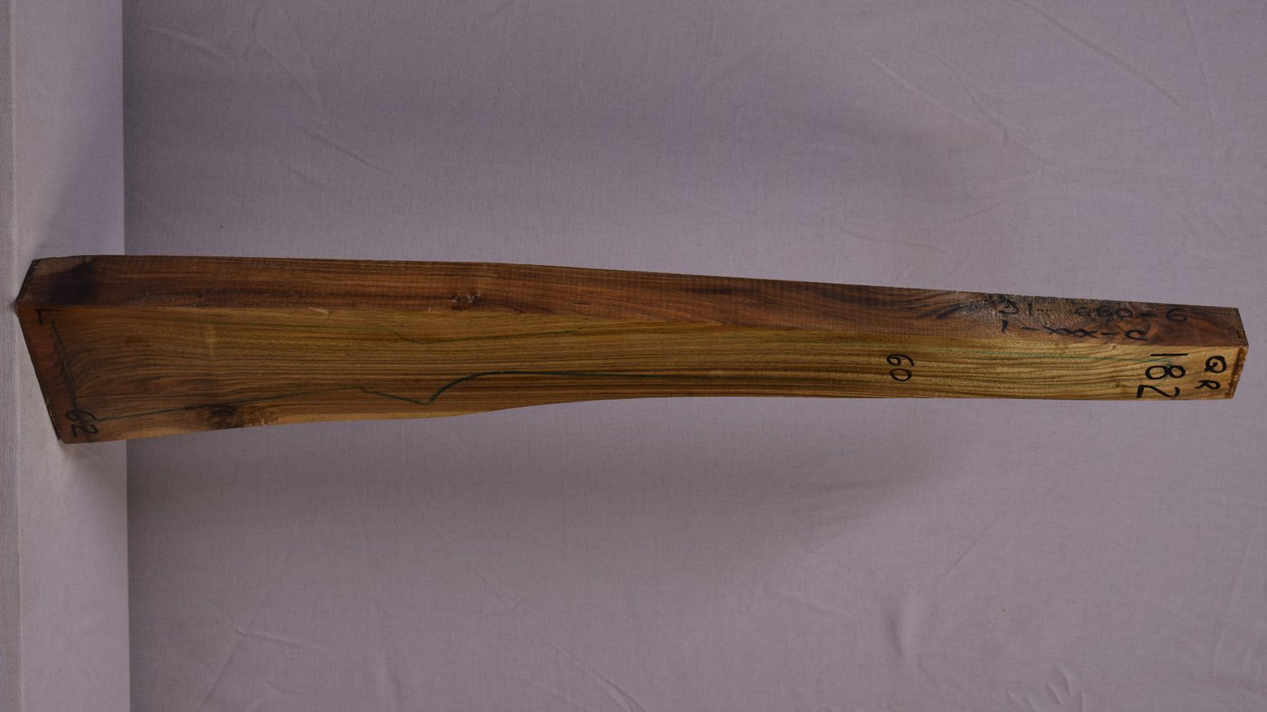 Right side of QR 182 stockwood blank