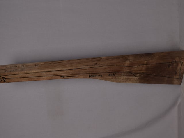 Left side of VM 006 stockwood blank