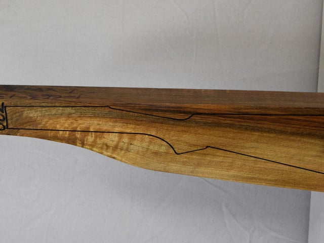 Left side of VTD 002 stockwood blank