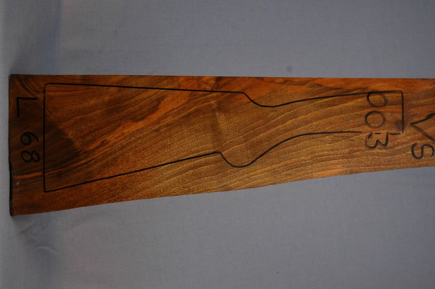 Right side of VS 003 stockwood blank