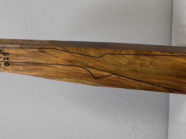 Left side of NTD 025 stockwood blank