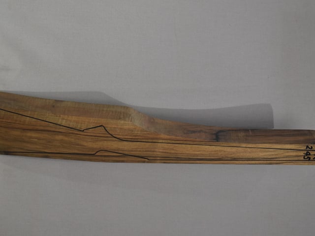 Left side of NR 245 stockwood blank