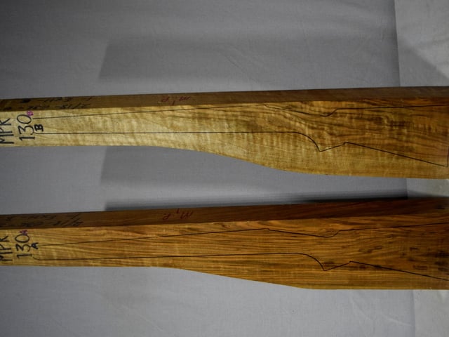 Left side of MPR 130A & 130B stockwood blank
