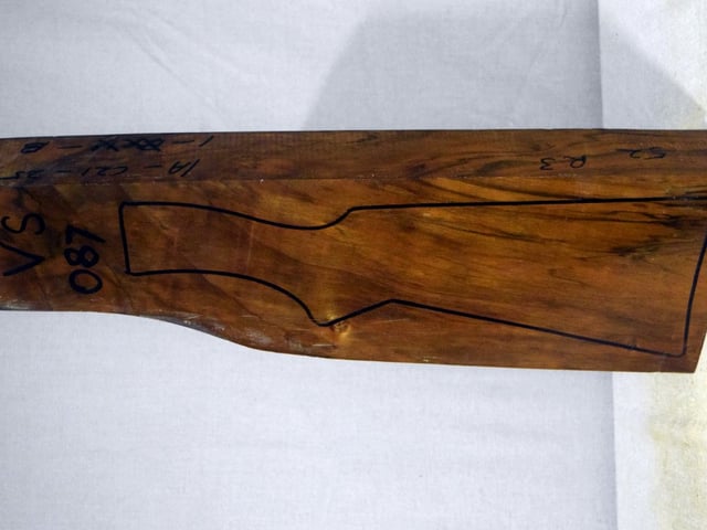 Left side of VS 087 stockwood blank