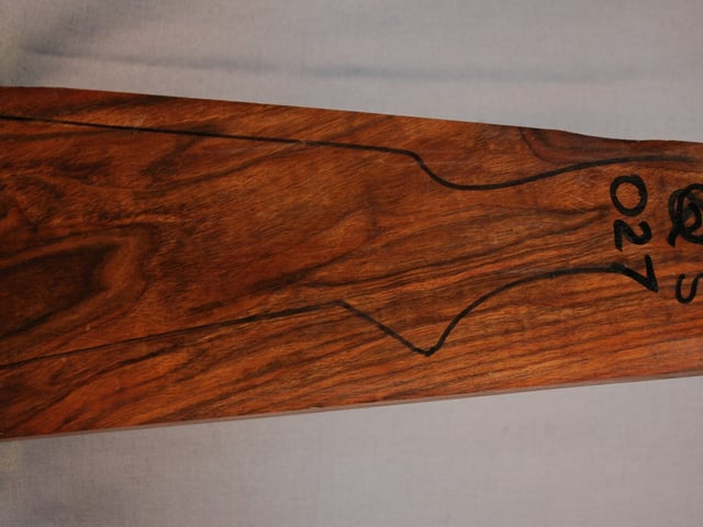 Right side of QS 027 stockwood blank
