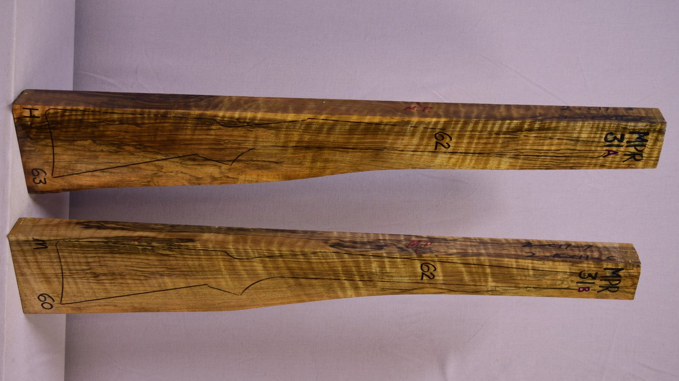Right side of MPR 31A & 31B stockwood blank