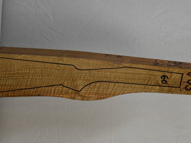 Right side of VTD 003 stockwood blank