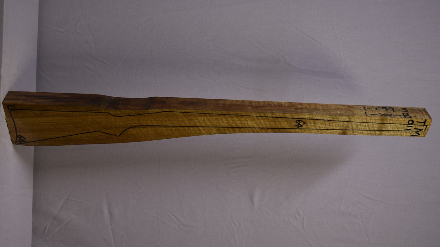 Right side of TM 011 stockwood blank