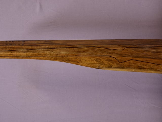 Left side of VR104 stockwood blank