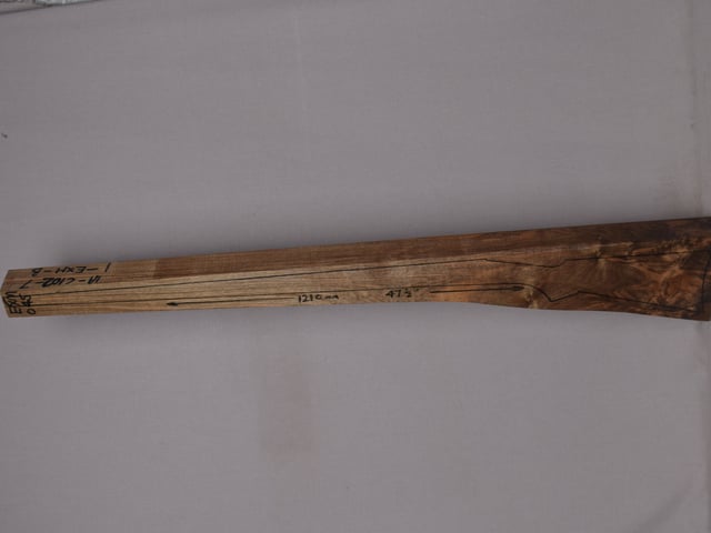 Left side of EXHM 045 stockwood blank