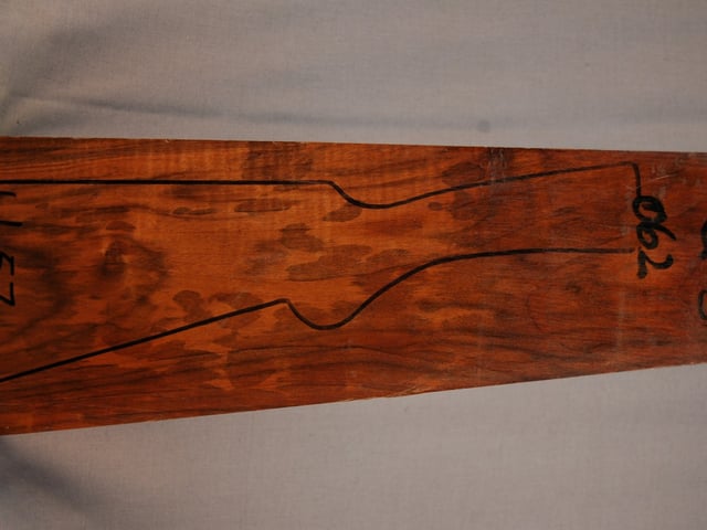 Right side of QS 062 stockwood blank