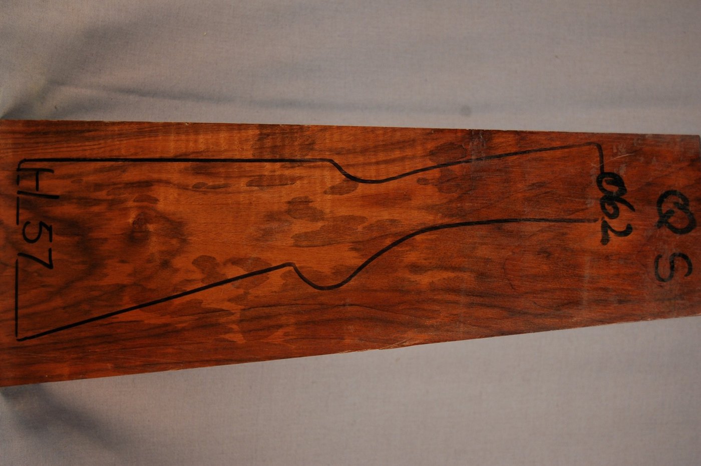 Right side of QS 062 stockwood blank