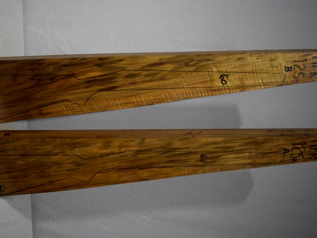 Right side of MPR 125A & 125B stockwood blank