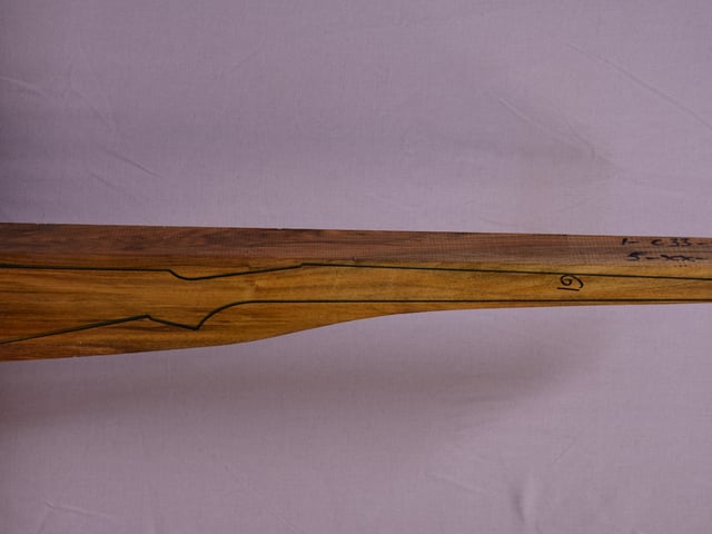 Right side of TR 153 stockwood blank