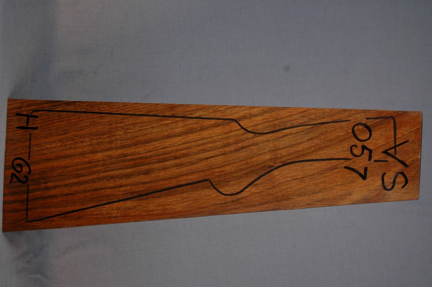 Right side of VS 057 stockwood blank