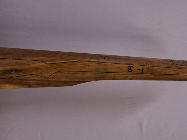 Right side of NR 165 stockwood blank