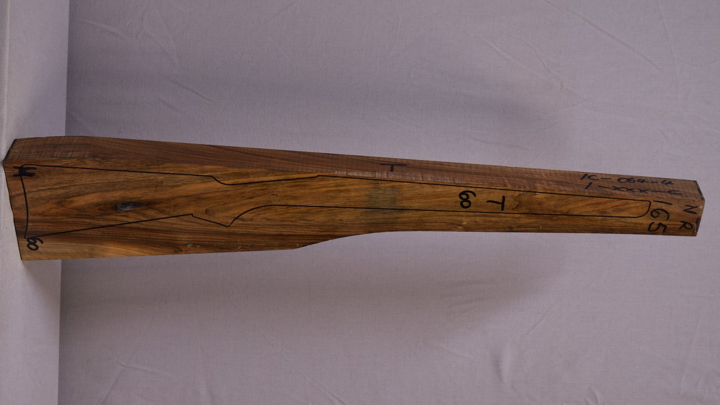 Right side of NR 165 stockwood blank