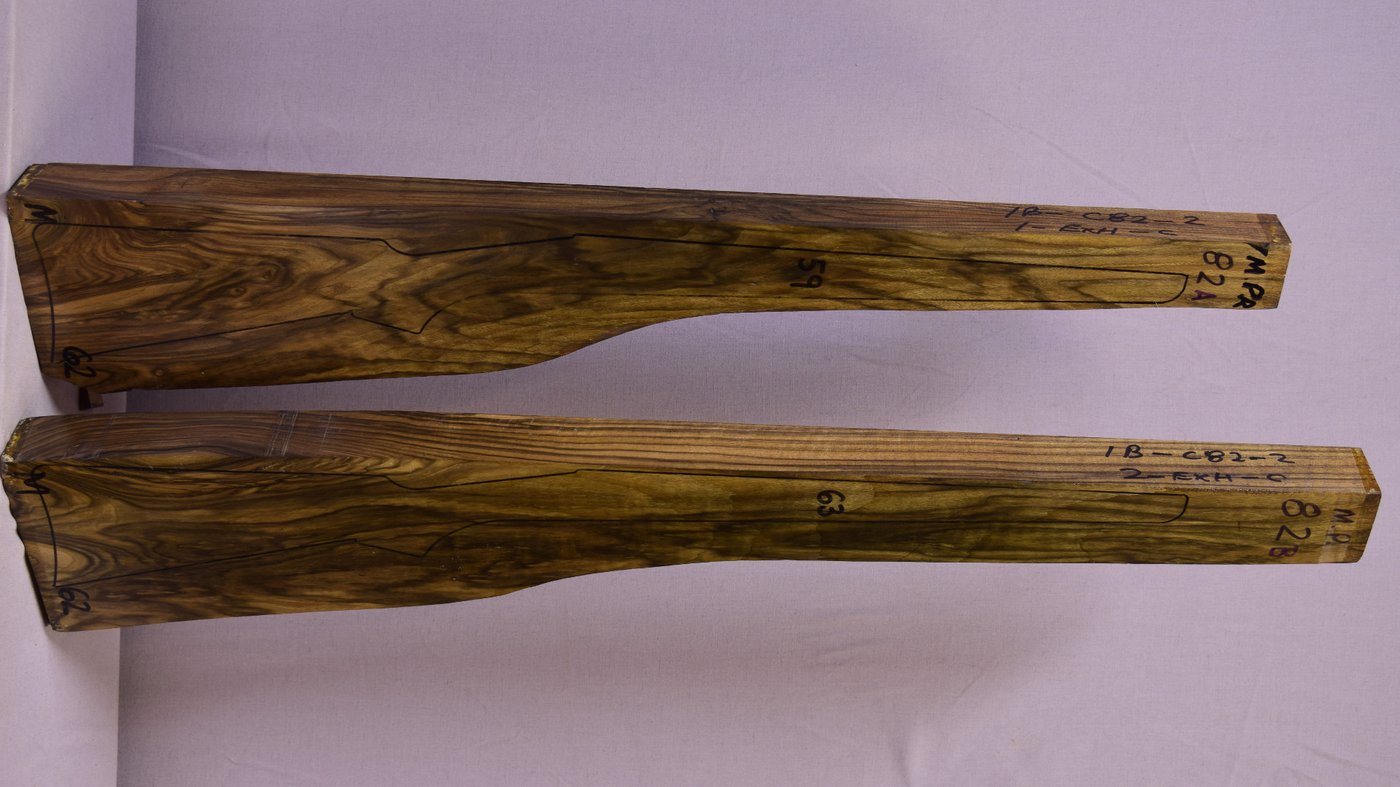 Right side of MPR 82A & 82B stockwood blank