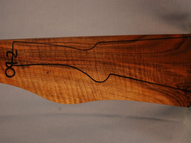 Left side of QS 042 stockwood blank