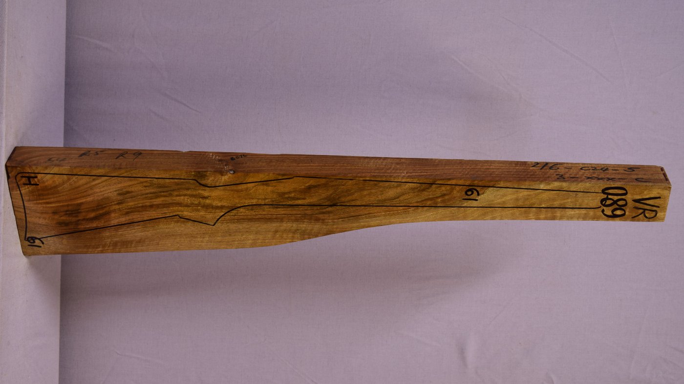 Right side of VR089 stockwood blank