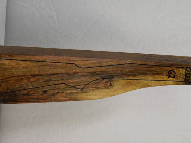 Right side of VTD 002 stockwood blank