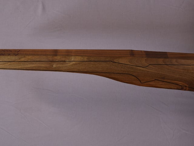 Left side of NR 154 stockwood blank