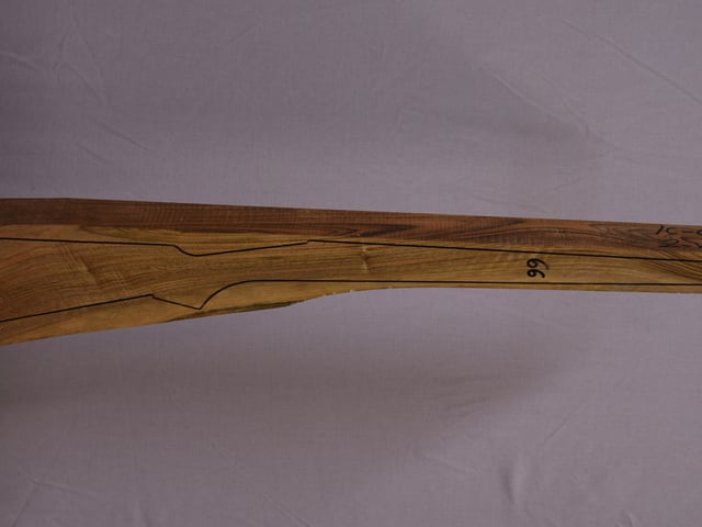 Right side of NR 166 stockwood blank