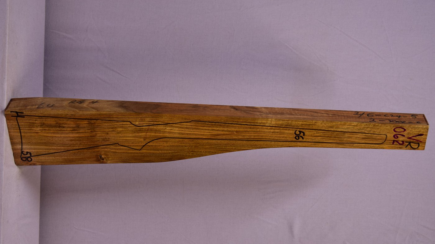 Right side of VR062 stockwood blank