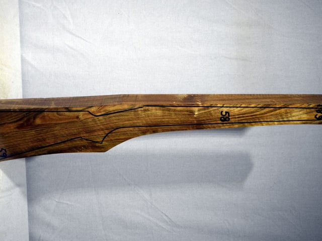 Right side of NR 189 stockwood blank