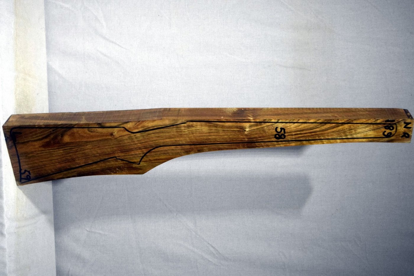 Right side of NR 189 stockwood blank