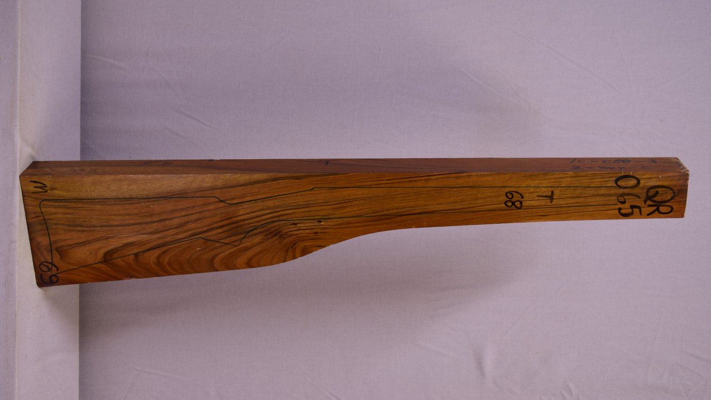 Right side of QR065 stockwood blank