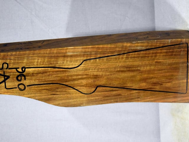 Left side of VS 096 stockwood blank