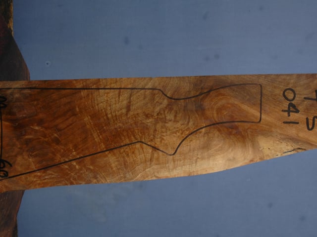 Right side of TS 041 stockwood blank