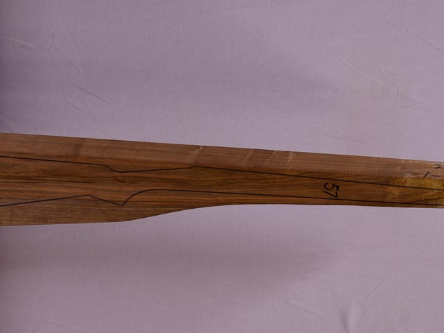 Right side of TR 120 stockwood blank