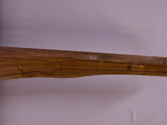 Right side of TR 121 stockwood blank