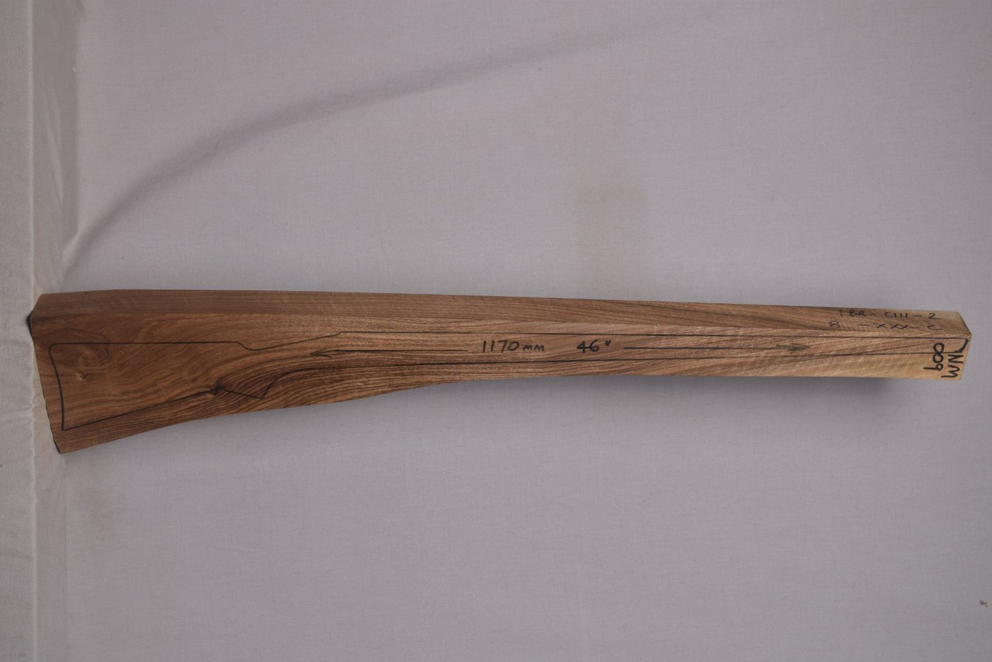 Right side of NM 009 stockwood blank