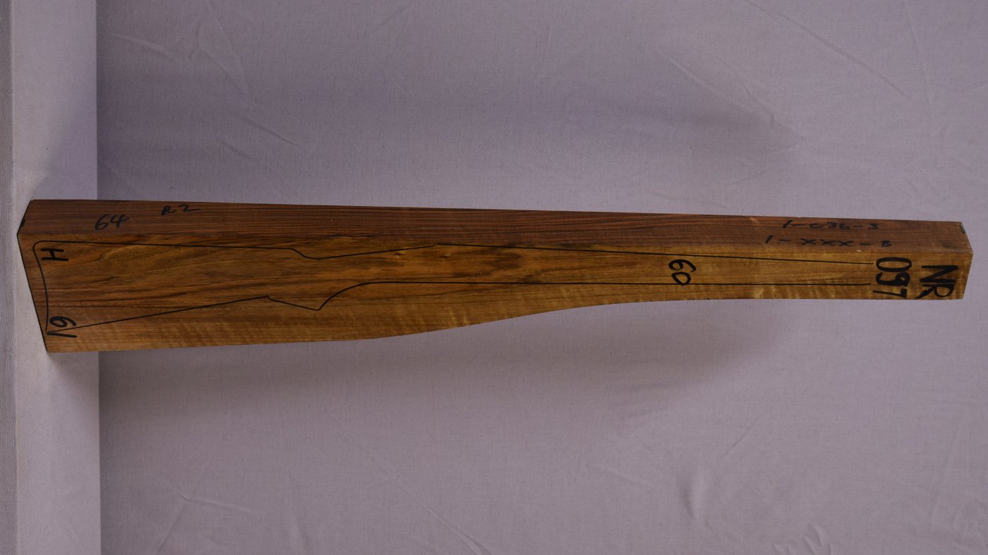 Right side of NR 097 stockwood blank