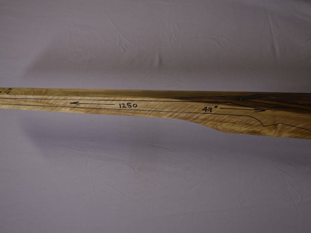 Left side of TM 021 stockwood blank