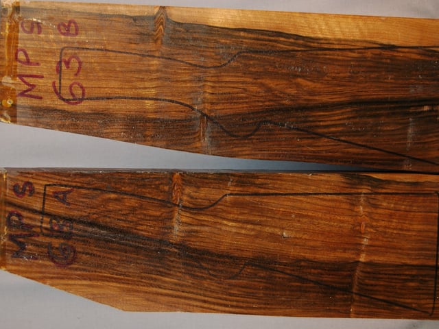 Left side of MPS 63A & 63B stockwood blank