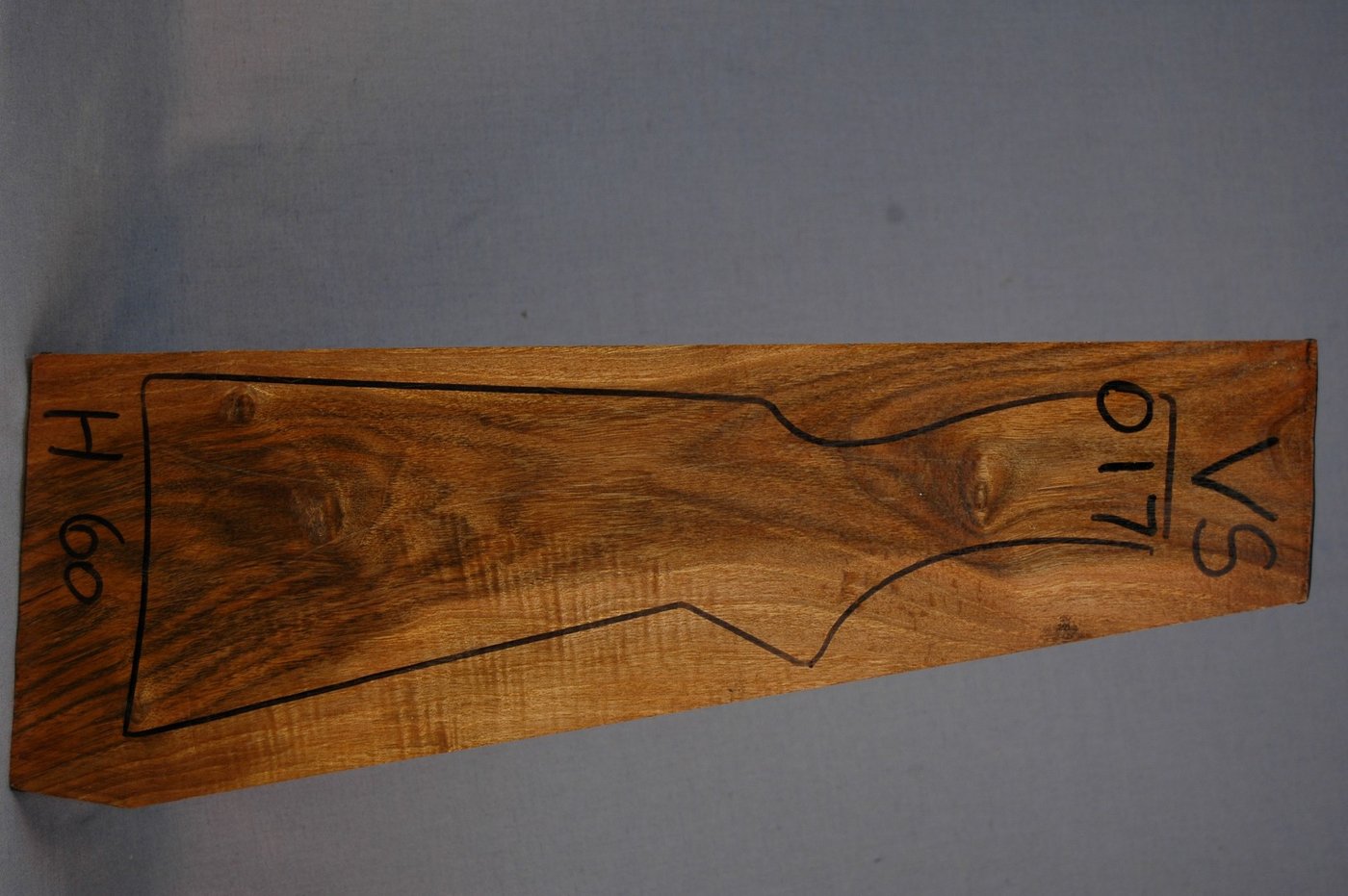 Right side of VS 017 stockwood blank