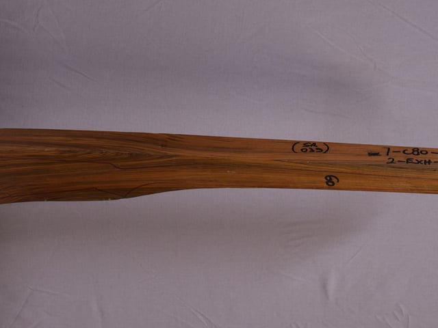 Right side of QR 218 stockwood blank