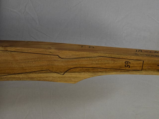 Right side of VTD 014 stockwood blank