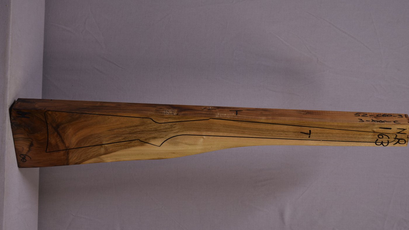 Right side of NR 163 stockwood blank
