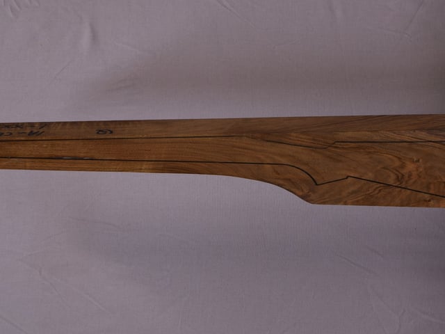 Left side of QR 199 stockwood blank