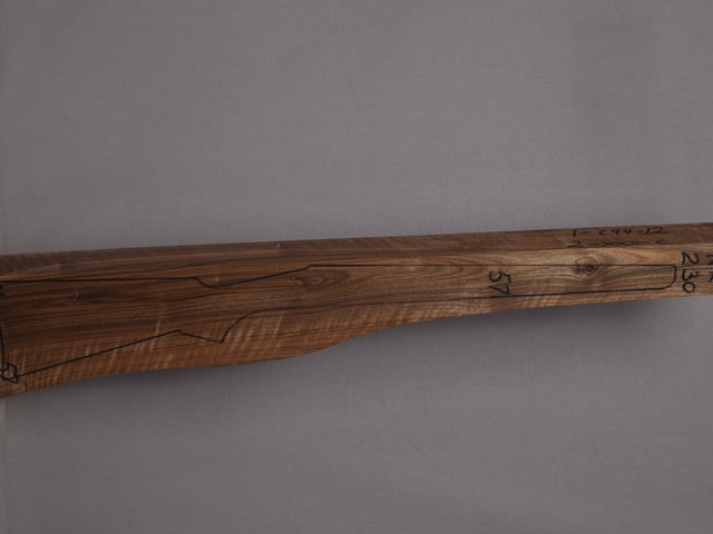 Right side of NR 230 stockwood blank