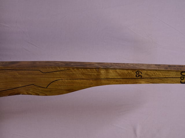 Right side of NR063 stockwood blank