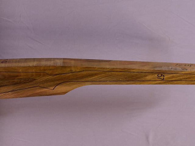 Right side of TR 137 stockwood blank