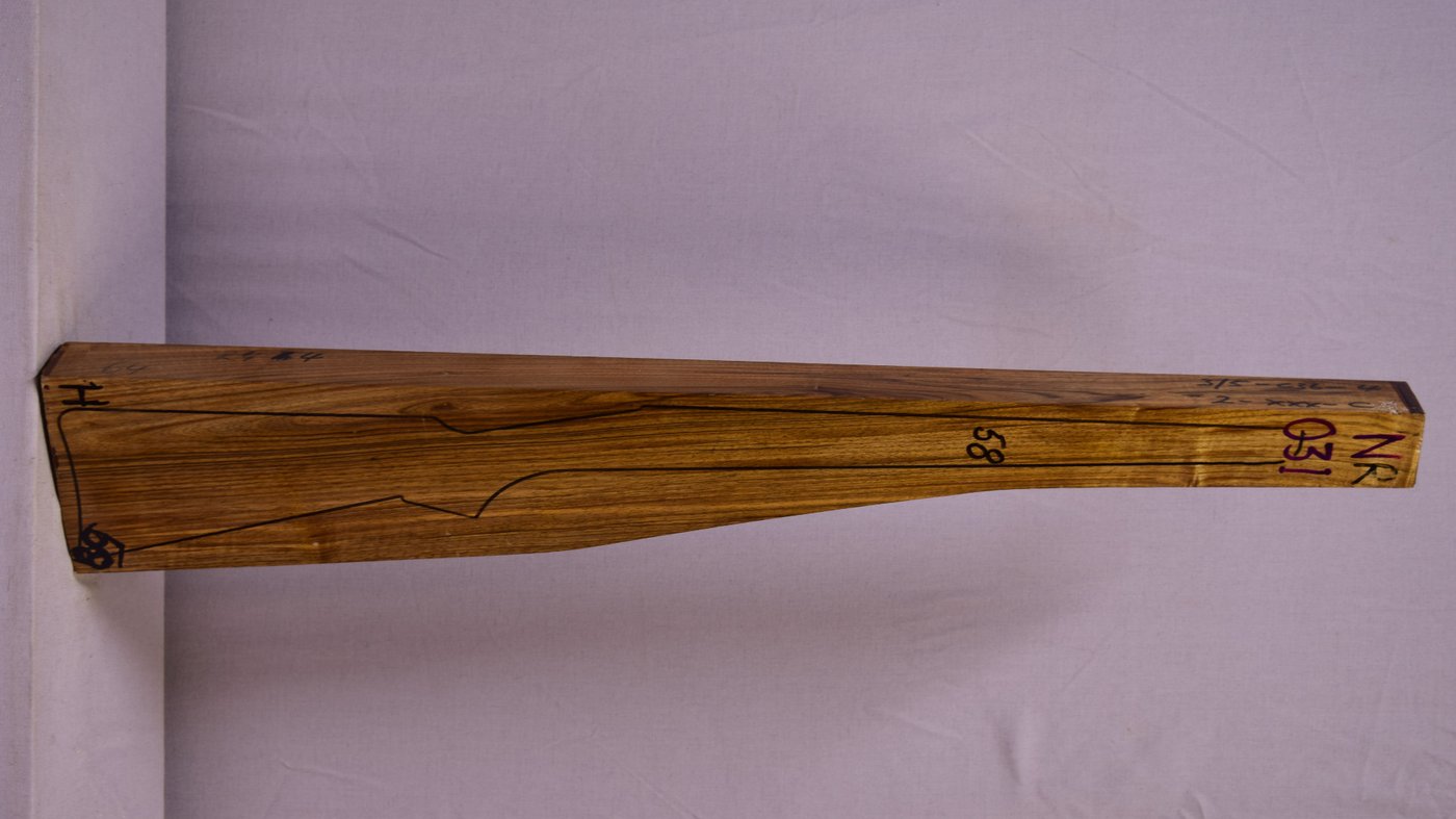 Right side of NR031 stockwood blank
