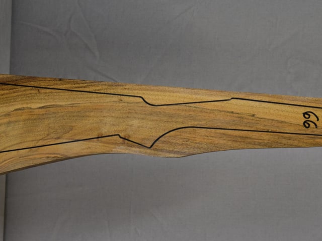 Right side of TTD 011 stockwood blank